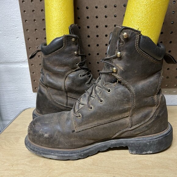Red Wing 4200 Dynaforce 8” Men's Boot Size 9D Steel Toe Leather Brown - Picture 6 of 12